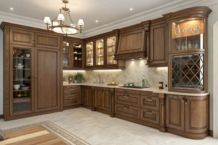 کابینت روکش چوب 5